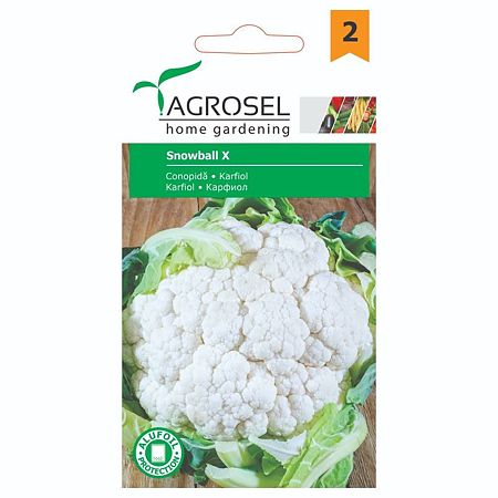 Seminte de conopida Snowball Agrosel, 0.8 g