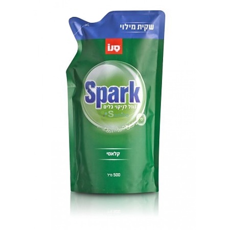 Rezerva detergent pentru vase Sano Spark Castravete, 500 ml