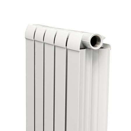 Calorifer aluminiu Bianchi 2000, 5 elementi, 330 W, alb, 410 x 2041 mm