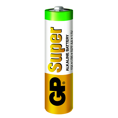 Baterii GP, alcaline, R6 AA, 4 buc