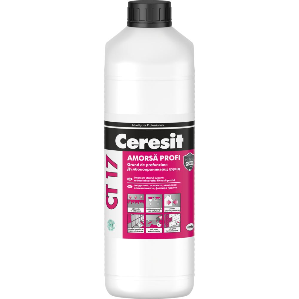 Amorsa perete Ceresit CT 17, interior/exterior, 2 L