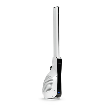 Ventilator turn Taurus Babel Invisible, 30 W, 3 moduri, 12 trepte, alb, H 101 cm