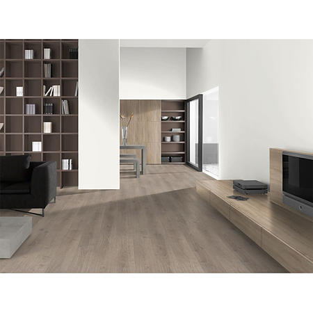 Parchet laminat 8 mm Egger EHL045, nuanta medie, stejar sand beige north, clasa de trafic 32, click, 1292 x 192 mm
