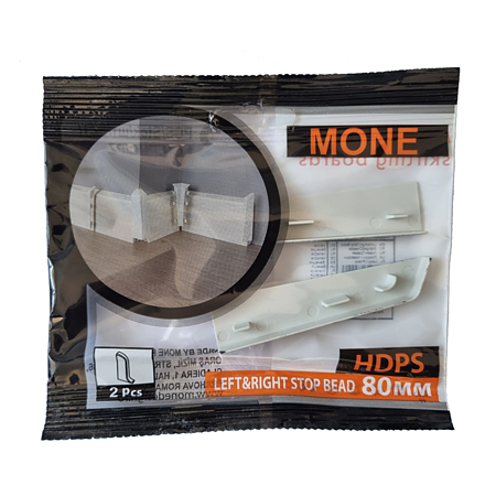 Set terminatie stanga/dreapta plinta Duflex stejar Everest 907, polimer flexibil, decor lemn, 80 x 18 mm, 2 bucati/set