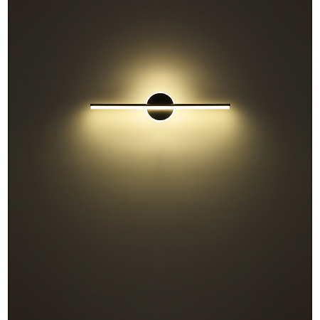 Aplica de perete Globo Pepe, nichel/acril, 1 x LED 10 W, nichel, 608 x 130 mm