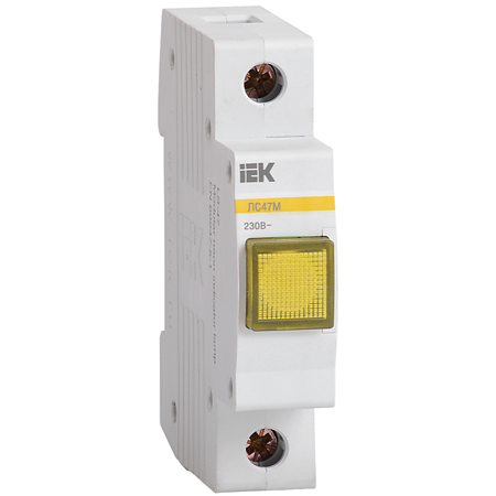 Lampa de semnalizare LS-47 IEK, LED, galben