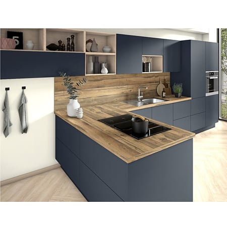 Blat bucatarie Egger H2032 ST10, mat, Stejar Hunton deschis, 4100 x 600 x 38 mm