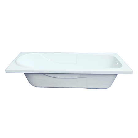 Cada baie Fibrex Apollo, acril sanitar, alb, 170 x 70 x 39 cm