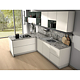 Blat bucatarie Egger F021 ST75, semi mat, Terrazzo Triestino gri, 4100 x 920 x 38 mm