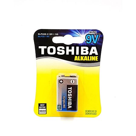 Baterie alcalina Toshiba High Power, 9V