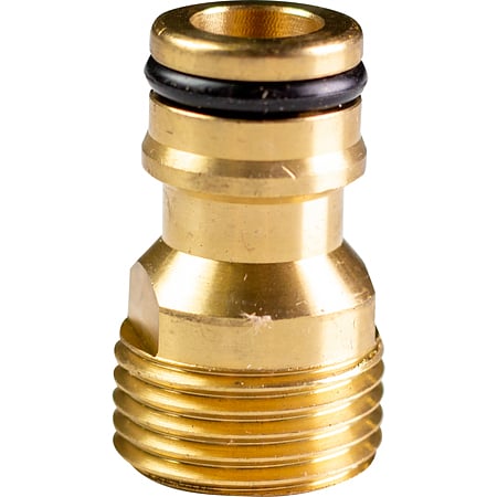 Adaptor robinet TopGarden cu filet exterior din alama, dimensiune 3/4"