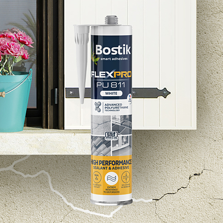 Etansant si adeziv poliuretanic, Bostik Flexpro PU 811, negru, 300 ml