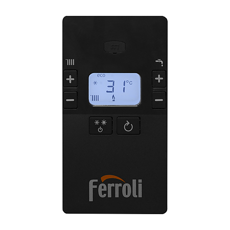 Centrala termica pe gaz in condensare Ferroli BlueHelix Alpha 24C, 21.8 kW + kit de evacuare