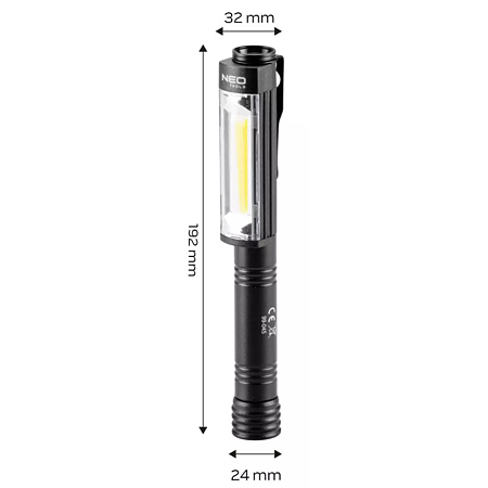 Lampa de inspectie cu baterii Neo Tools 99-045 Led COB, 4 W, 400 lm, 3 moduri iluminare