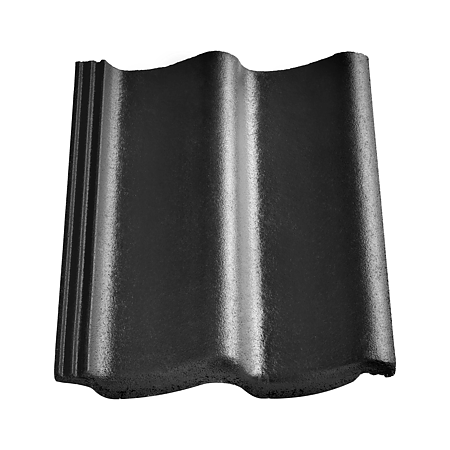 Tigla de beton Donau, antracit briliant sau negru, 33 x 42 cm