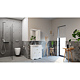 Oglinda cu dulap baie Badenmob Seria 172, MDF/PAL, alb, 1 usa, 3 polite, 60 x 14 x 71 cm