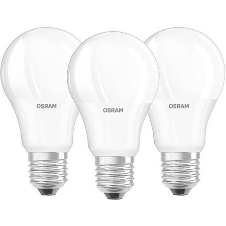 Set 3 Becuri LED Osram A 100, forma standard, E27, 13 W, 1521 lm, lumina neutra 4000 K