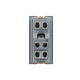 Modul priza simpla standard italian Livolo VL-FCTL16A-1AP, policarbonat, auriu