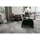 Pardoseala SPC 5 mm Korner SPeCtra Floor Moon Stone 08F, clasa de trafic 34, rezistenta la apa, decor piatra, gri, 1205 x 606 mm