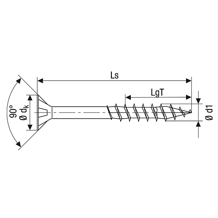 Holsurub Spax, cap inecat T-STAR Plus, otel zincat, 6 x 240 mm