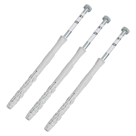Diblu din nylon cu surub cap hexagonal, pentru fixat rame, Ø 10 mm, L 140 mm, 10 buc Diblu din nylon cu surub cap hexagonal, pentru fixat rame, Ø 10 mm, L 140 mm, 10 buc