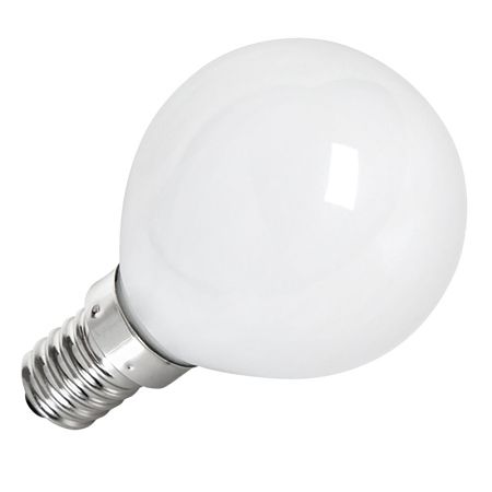 Bec LED G45, glob, E14, 8 W, lumina calda 3000 K