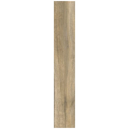 Gresie portelanata exterior/interior KAI Aspen Brown, rectificata, mat, decor parchet, maro, 20 x 120 cm