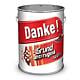 Grund metal anti-rugina Danke, interior/exterior, rosu oxid, 4 l