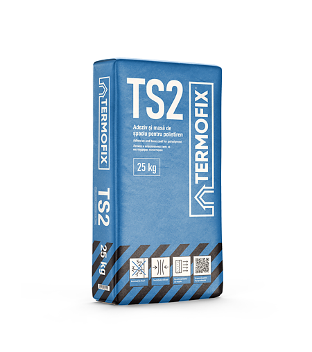 Adeziv si masa spaclu polistiren expandat Termofix TS2, interior/exterior, 25 kg