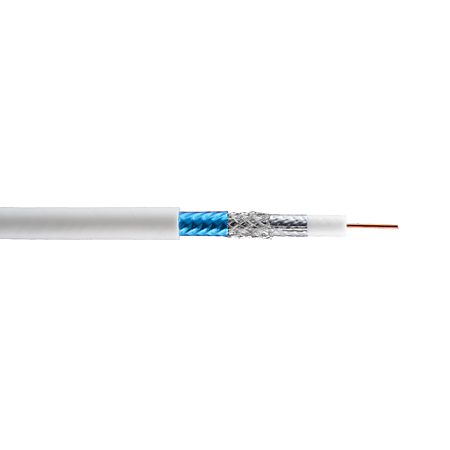Cablu coaxial RG6/U, 1 conductor, diametru 1.02 mm, 150 m