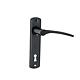 Maner tip sild pentru cheie, aluminiu, negru, 72 mm