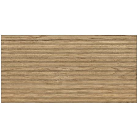 Gresie portelanata exterior/interior KAI Tilia brown, rectificata, structurata, mat, decor lemn, maro, 60 x 120 cm