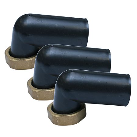 Racord cotit Remer, plastic, 1 1/2"