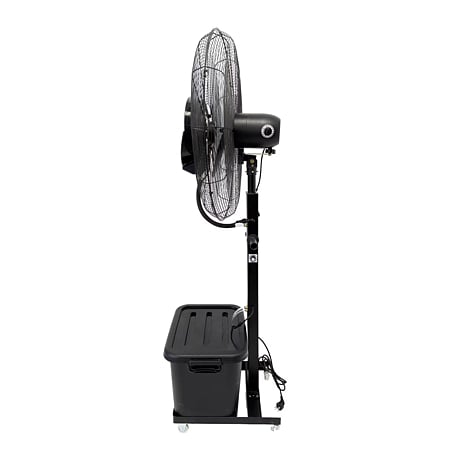 Ventilator de terasa cu pulverizare apa Vortex VO4260, 30 W, rezervor apa 40 l, 3 trepte, negru, 52 x 81 x 180 cm
