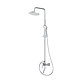 Coloana dus Play AM.PM, bara reglabila, cu baterie monocomanda, para de dus fixa, para de dus mobila, 3 functii, furtun 150 cm