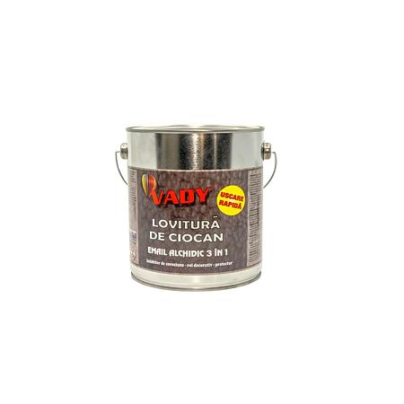Vopsea alchidica 3 in 1 pentru metal Vady, negru, 2,5 l