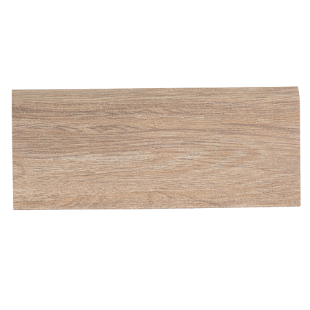 Plinta pardoseala Duflex Baikal 909, polimer flexibil, rezistenta la apa, decor lemn, 2000 x 80 x 18 mm