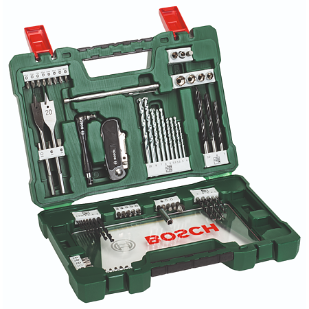 Set burghie si capete de surubelnita Bosch V-Line, 68 piese