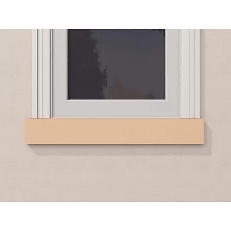 Solbanc decorativ exterior FP218, polistiren EPS 100, 135 x 50 x 2000 mm