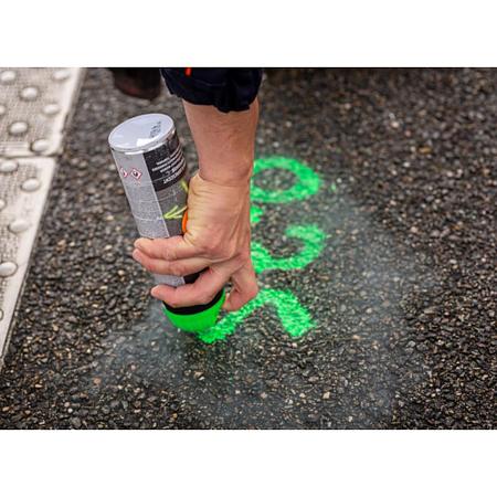 Vopsea marcare fluorescenta temporara Soppec Track Marker, verde, 500 ml