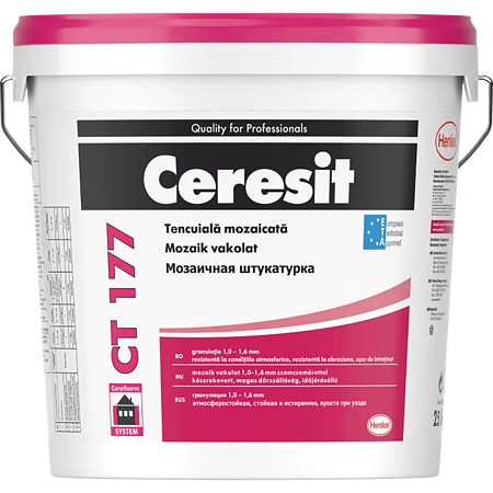 Tencuiala decorativa mozaicata Ceresit CT177, 6.8 l