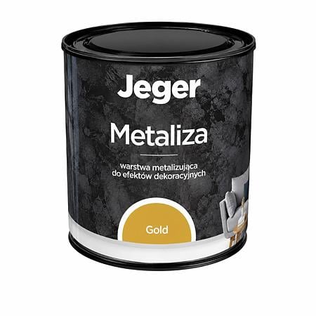 Finisaj metalic decorativ Jeger Metaliza, Gold, 400 ml 
