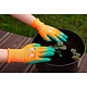 Manusi protective copii Neo Tools, latex, portocaliu/verde, marimea 3