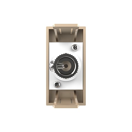 Modul priza TV 1M Livolo VL-FCTV-1AP, policarbonat, auriu