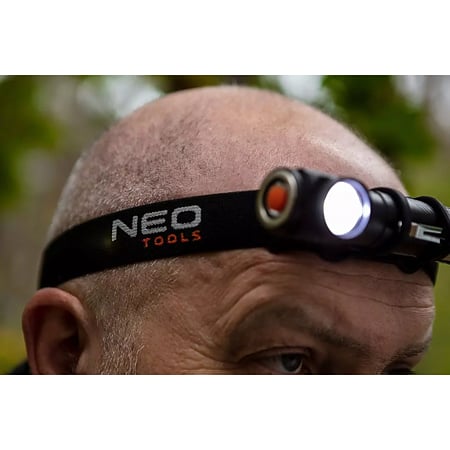 Lanterna frontala reincarcabila Neo 99-026 Led Cree XML-T6, 10 W, 800 lm, 3 moduri iluminare
