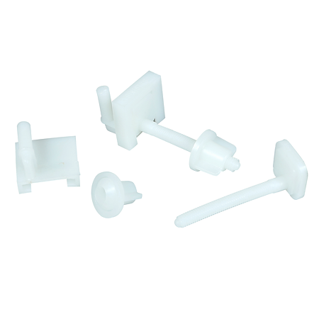 Set fixare capac WC Remer, PVC, alb Set fixare capac WC Remer, PVC, alb