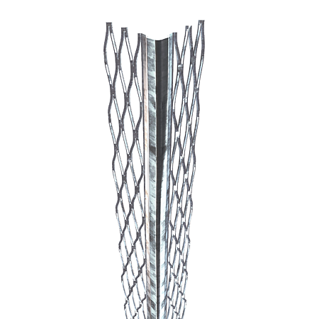 Profil de colt pentru tencuiala mecanizata, tabla zincata, 2,7 m