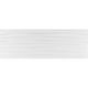 Faianta baie Kai Onda, alb, mat, uni, 75.5 x 25.5 cm