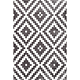Covor modern Sintelon Creative 06 GWG, poliester, model cu romburi, alb, gri, 160 x 230 cm 