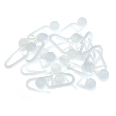 Set accesorii pentru sina perdea sau draperie 120-180 cm, plastic, alb Set accesorii pentru sina perdea sau draperie 120-180 cm, plastic, alb